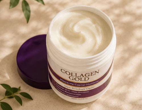 Collagen Gold — Mascarilla Capilar Nutritiva Triple Tecnología