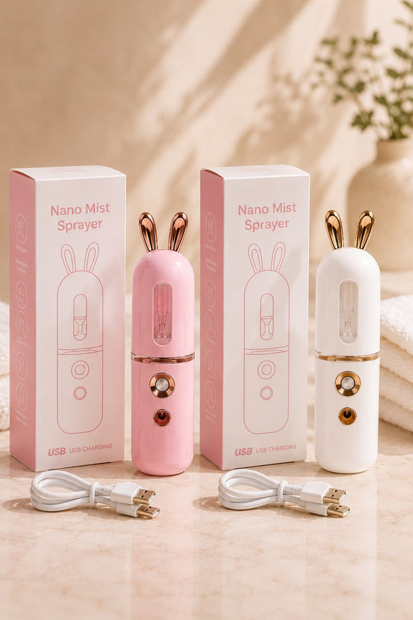 Vaporizador Facial Portátil Conejo